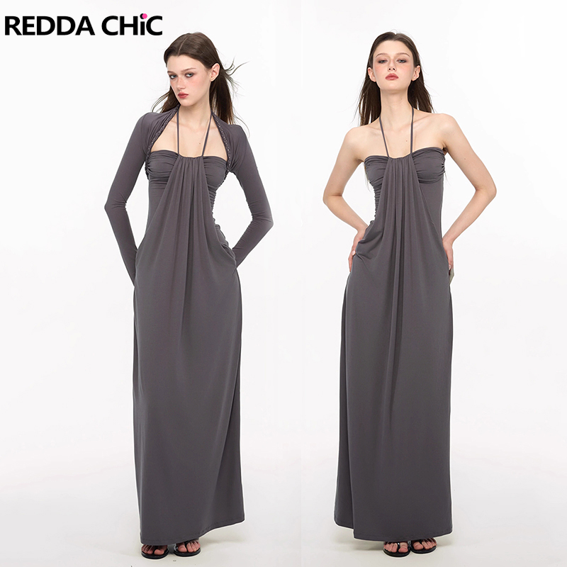 Braided Line - REDDACHiC Elegant Braided Shrug Dress Set