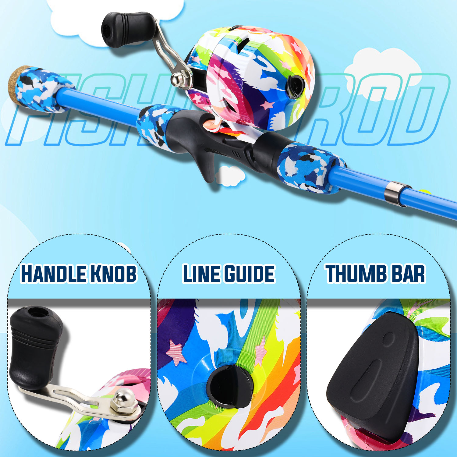 Sougayilang Kids Fishing Combo - огляд і ціна Fishing Line Spool