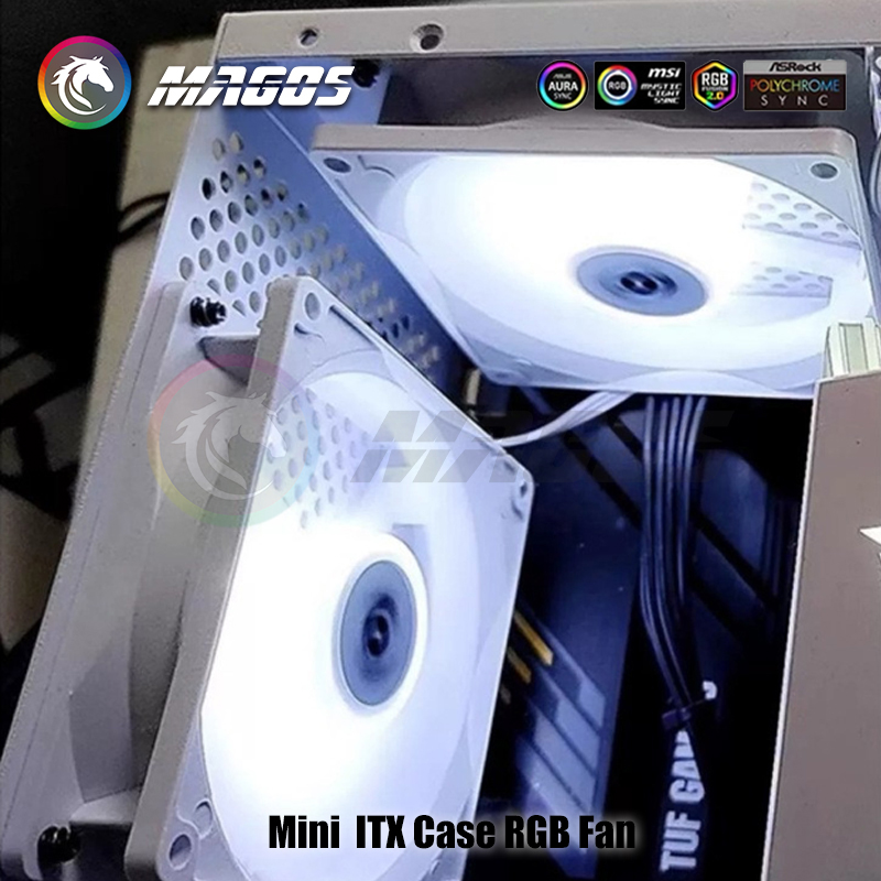 Mini ITX Case ARGB Fan 8cm 9cm - огляд і ціна Fly Line