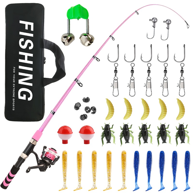 Kids Adult Beginner Fishing Ro - огляд і ціна Freshwater Line