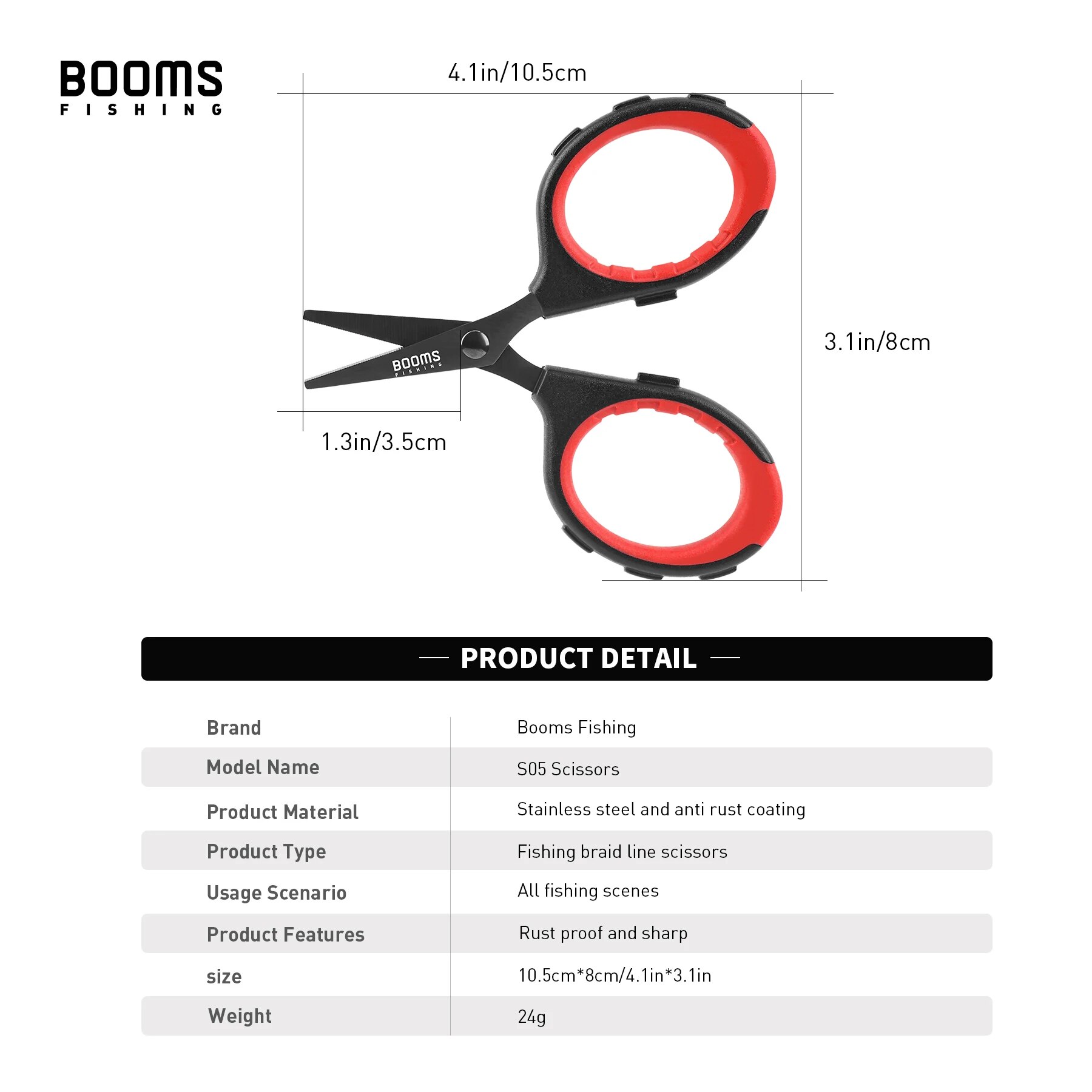 Booms Fishing S05 Braid Wire S - огляд і ціна Monofilament Line