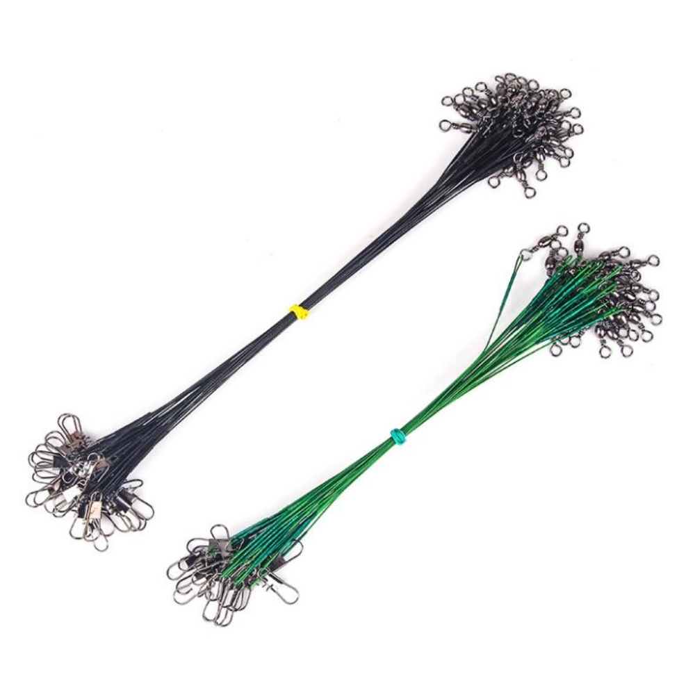 10pcs/lot Anti Bite Steel Fish - огляд і ціна Leader Line