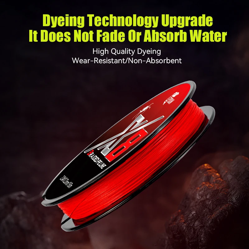 LEYDUN Not-Fading Red Fishing  - огляд і ціна Tippet Line