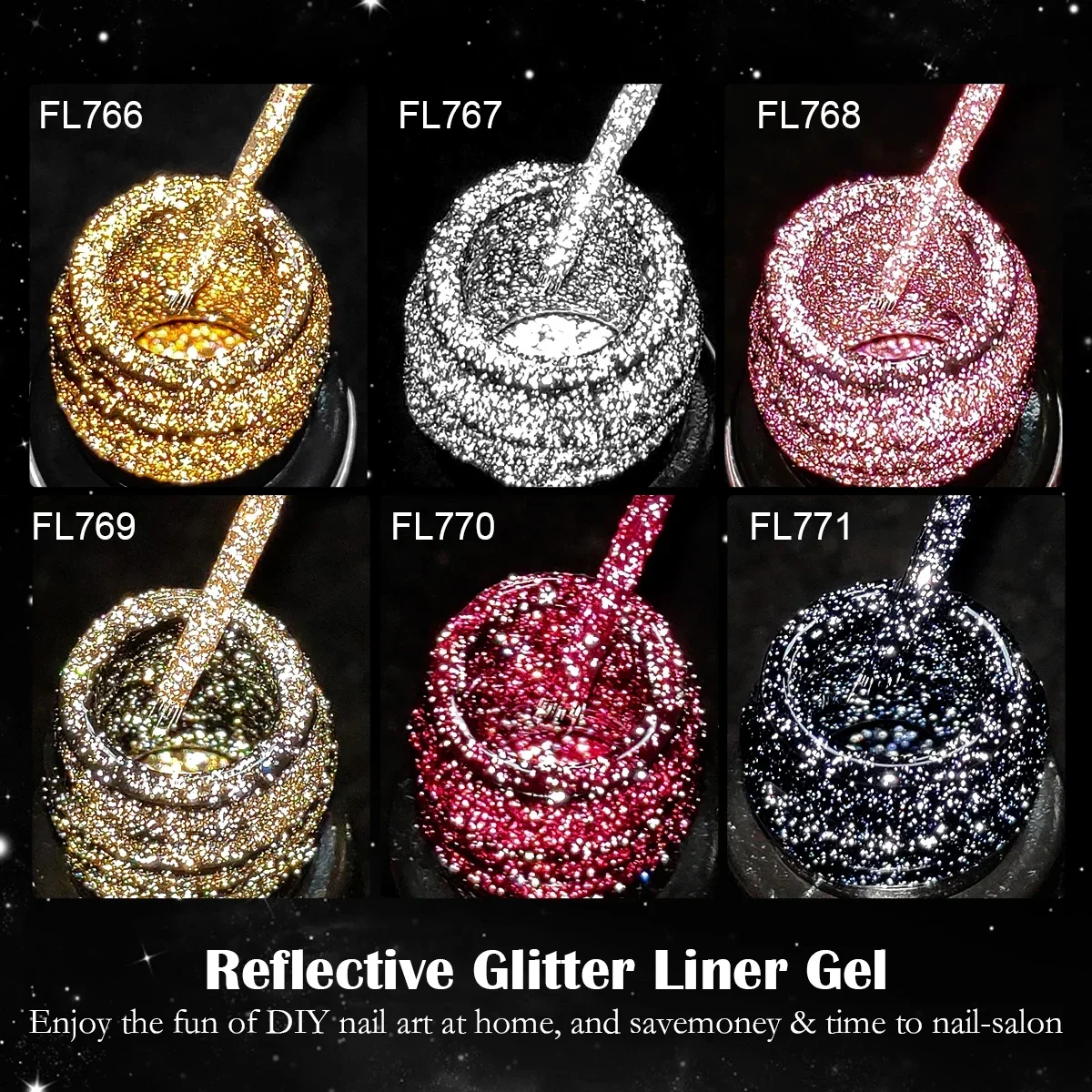 7/9/10/13pcs Gold Silver Refle - огляд і ціна Copolymer Line
