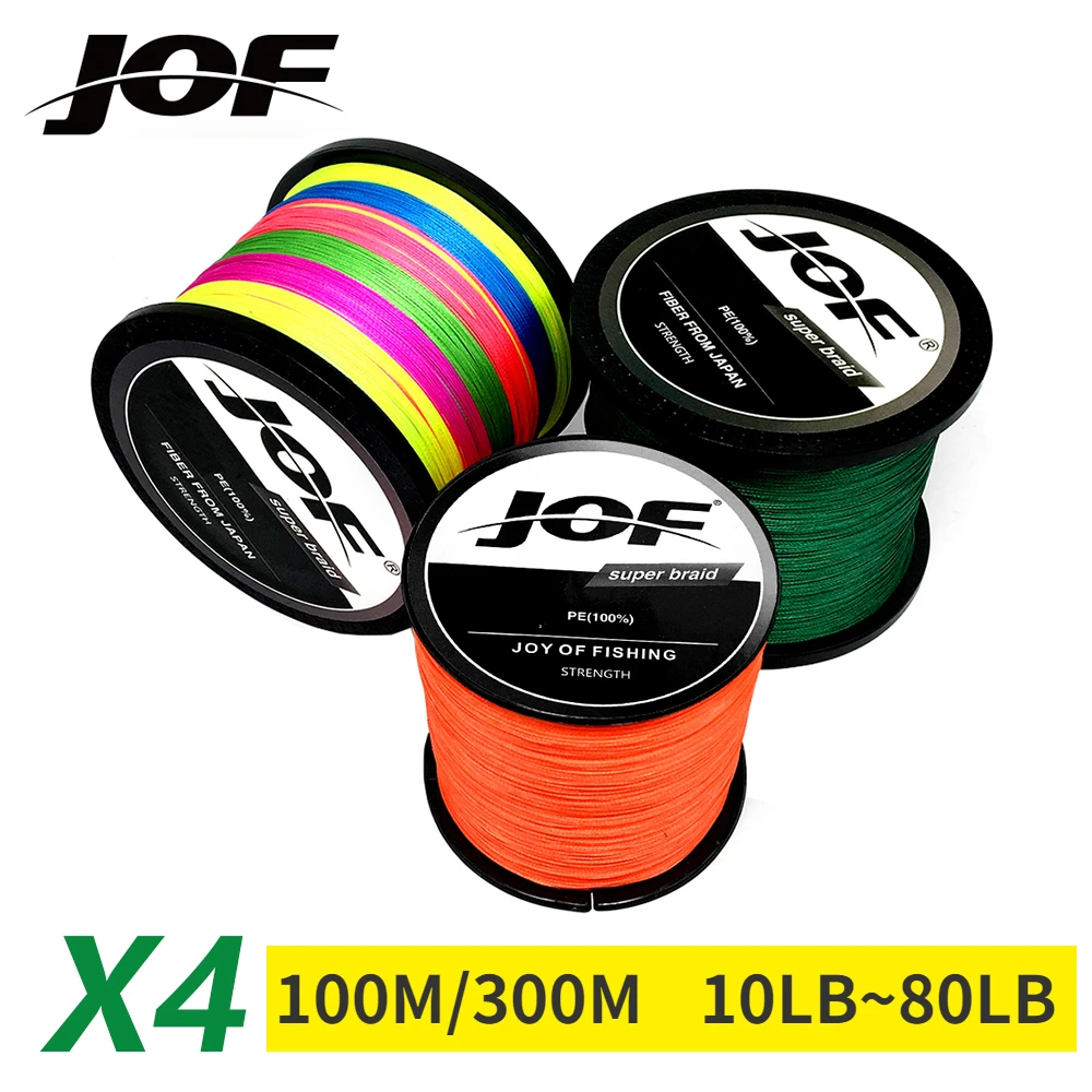JOF x4 Braided PE Fishing Line - огляд і ціна Copolymer Line