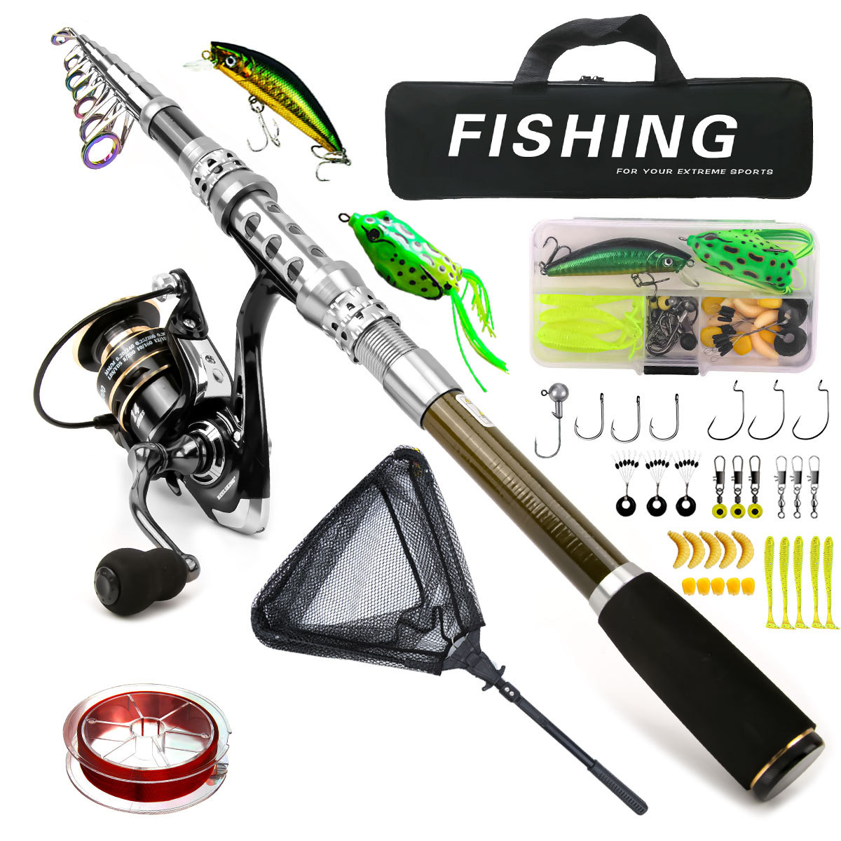 Carbon Luya Rod Wheel Set Sea  - огляд і ціна Freshwater Line