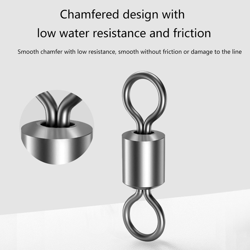 ★▲100Pcs Fishing Swivels Stain - огляд і ціна Monofilament Line