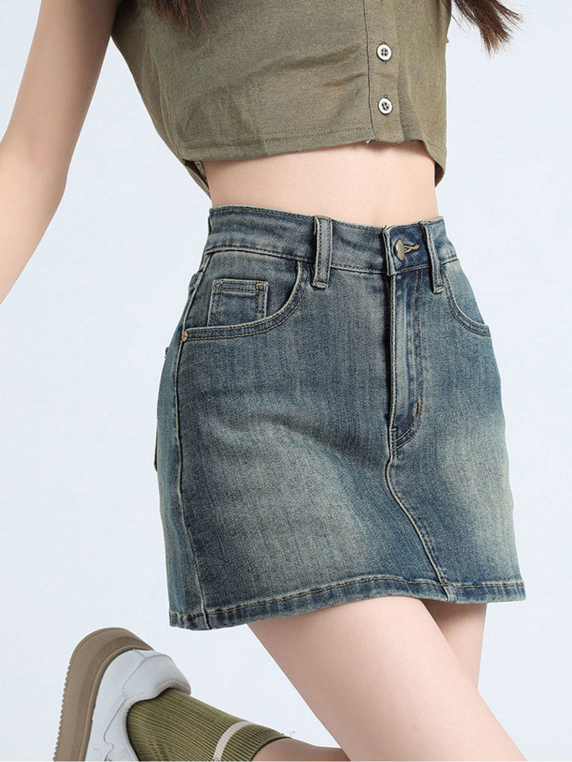 Women's Vintage Washed Denim S - огляд і ціна Fly Line