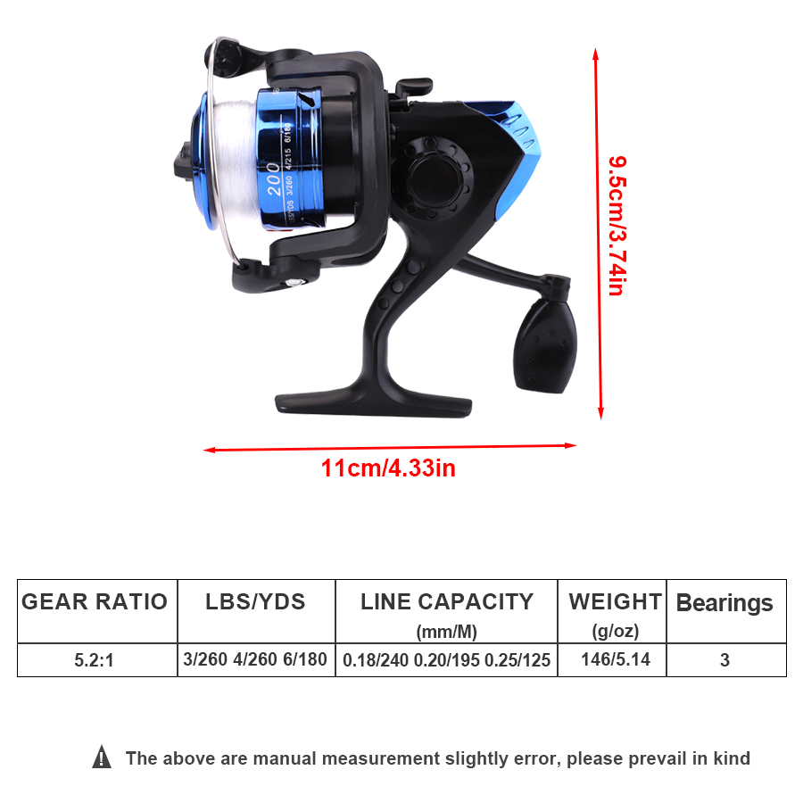 FTK 1.8M Portable Spinning Fis - огляд і ціна Fishing Line Spool