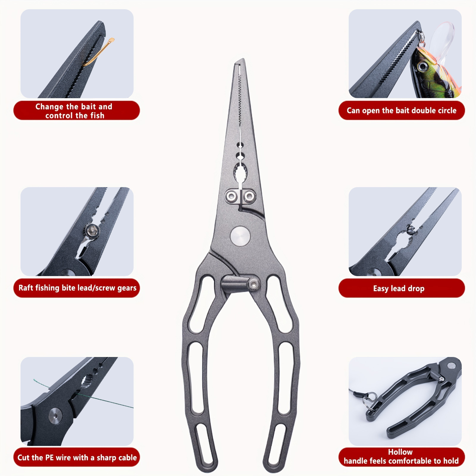 Fishing Pliers and Fish Grippe - огляд і ціна Monofilament Line