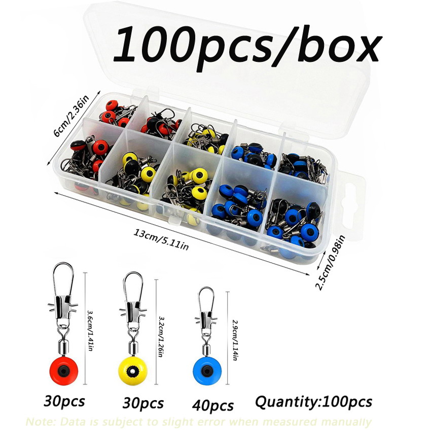 20pcs Fishing Line Hook Swivel - огляд і ціна Saltwater Line
