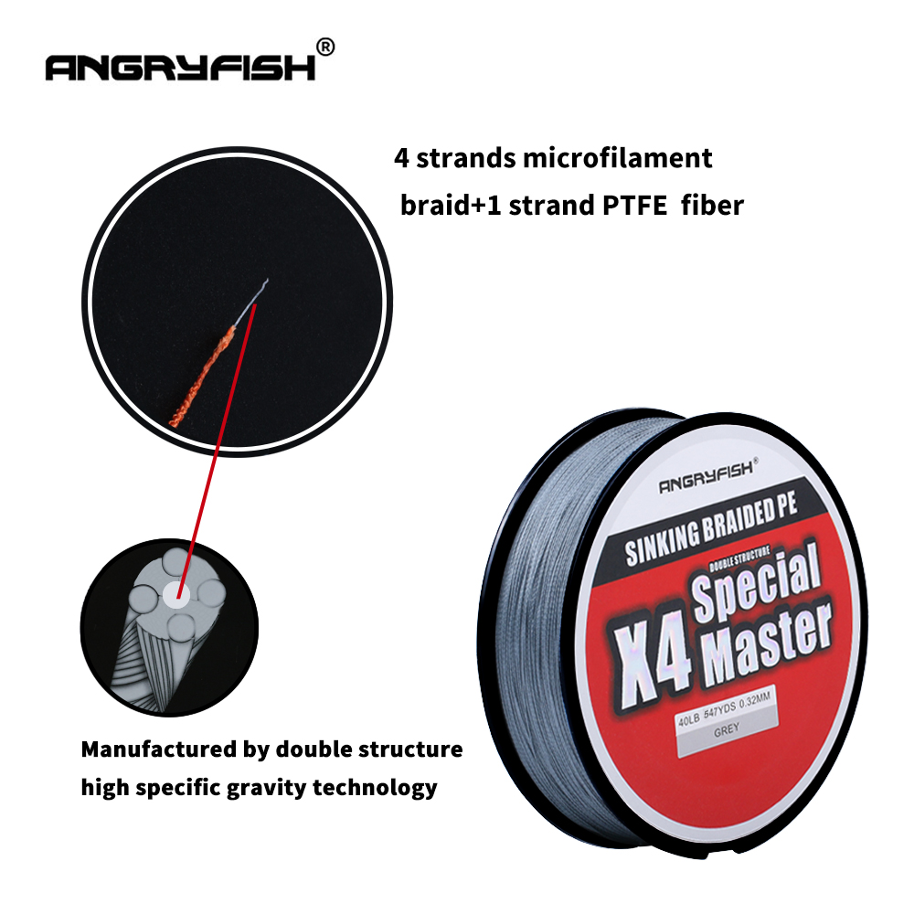 Angryfish X4 500M Master Serie - огляд і ціна Leader Line