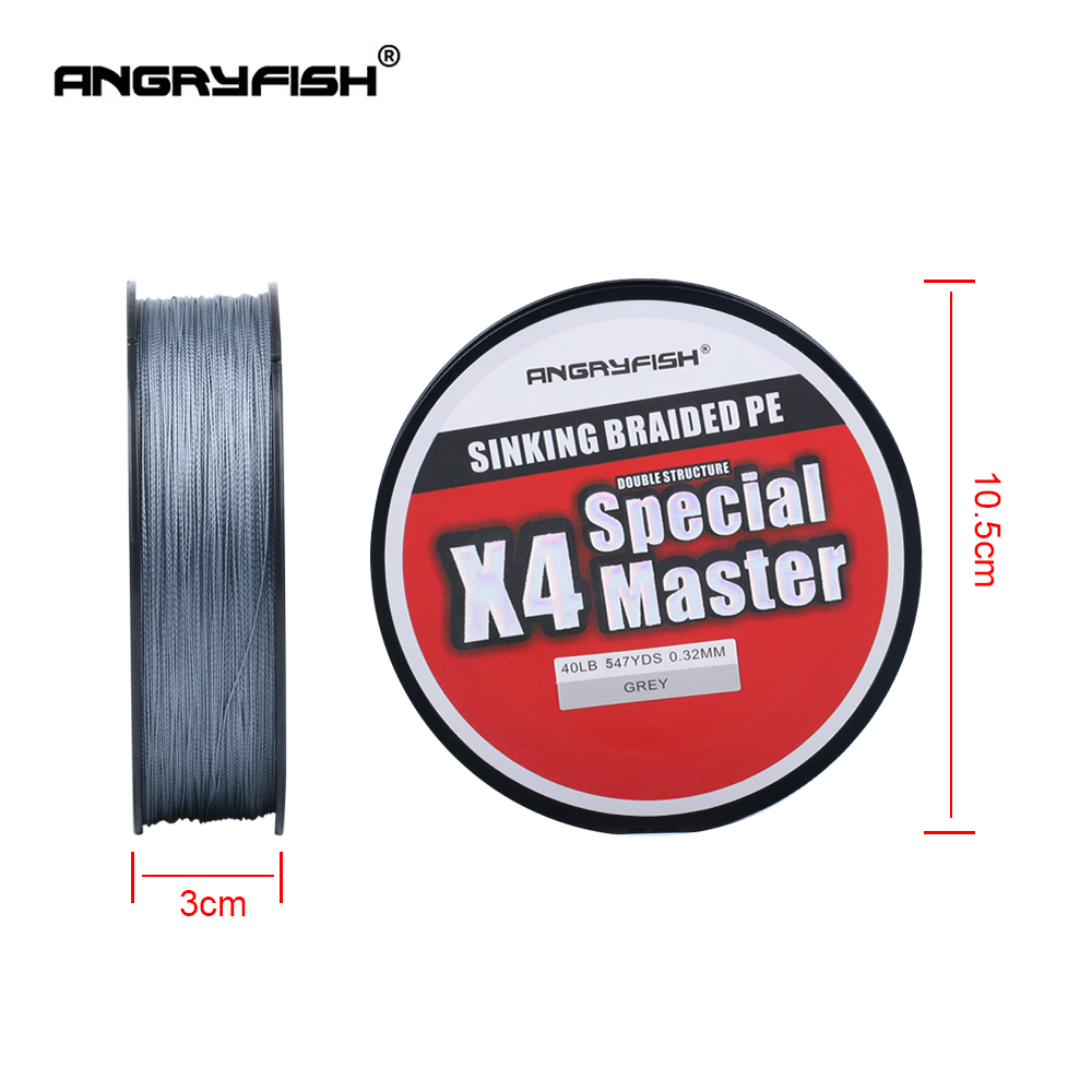 Angryfish X4 500M Master Serie - огляд і ціна Leader Line